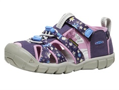 Keen Seacamp sandal purple with flowers  